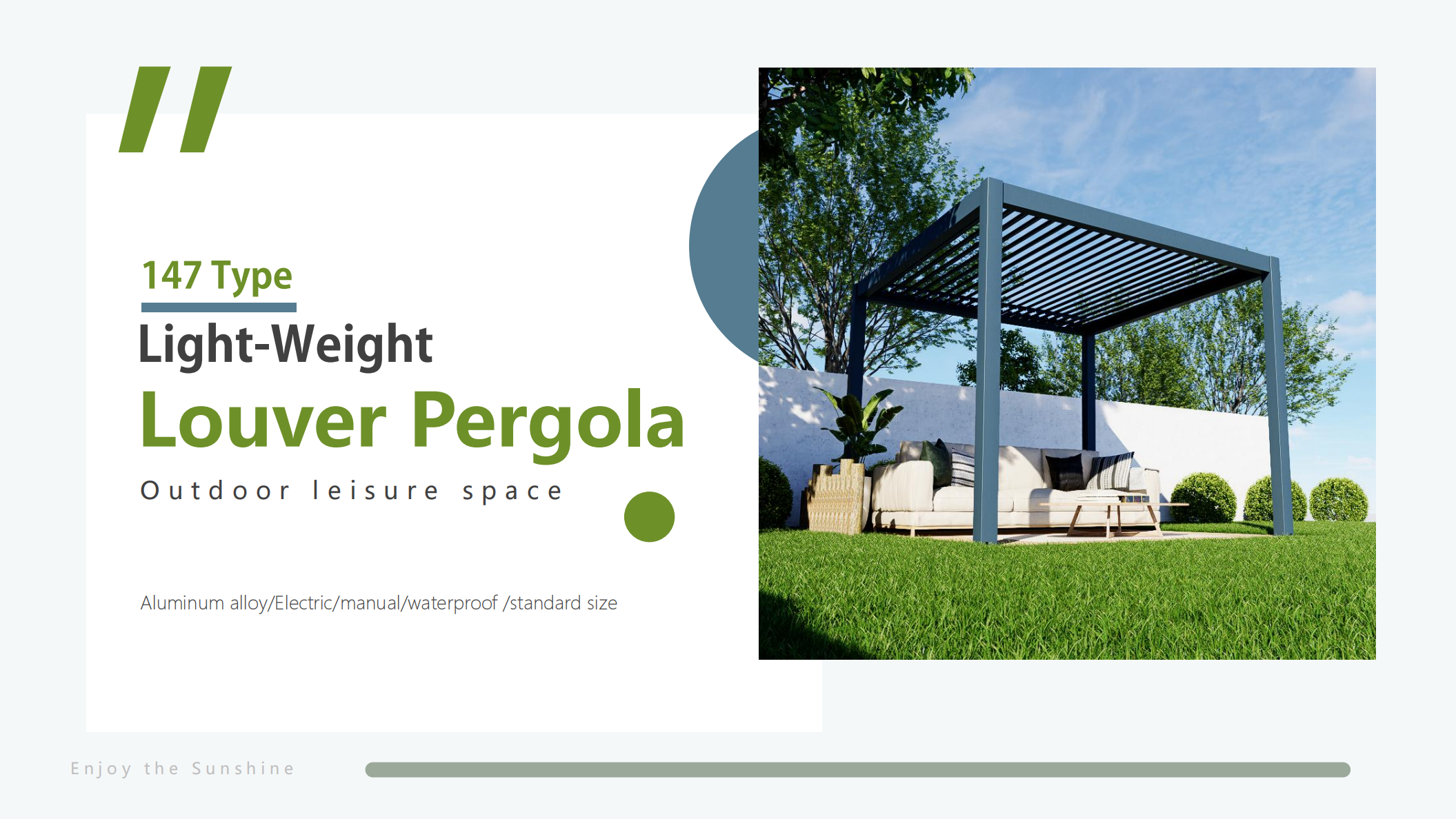 147 type Pergola catalogue