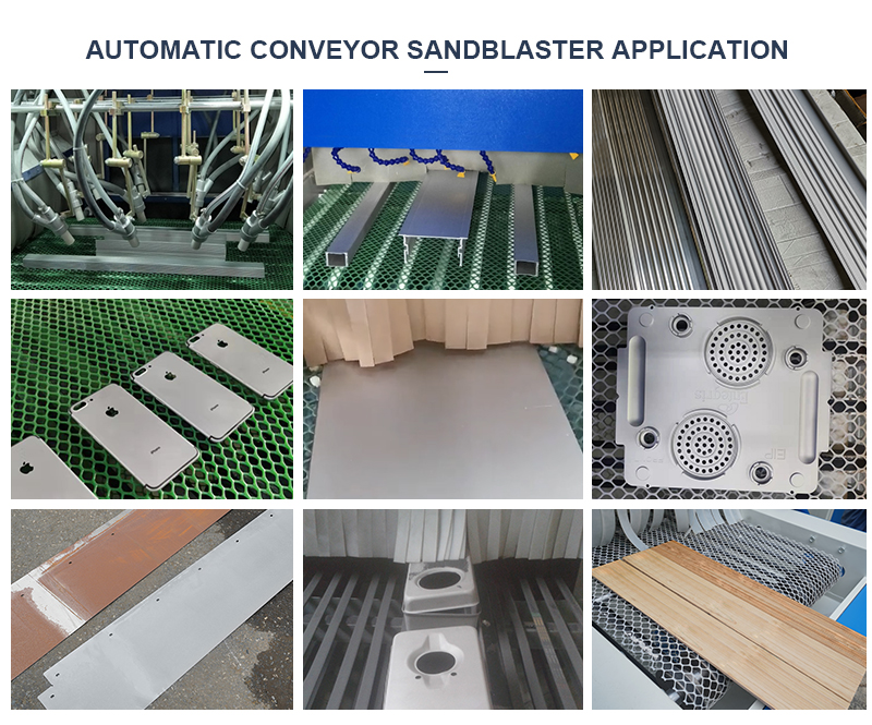 Automatic continuous conveyor belt sandblasting machine.pdf