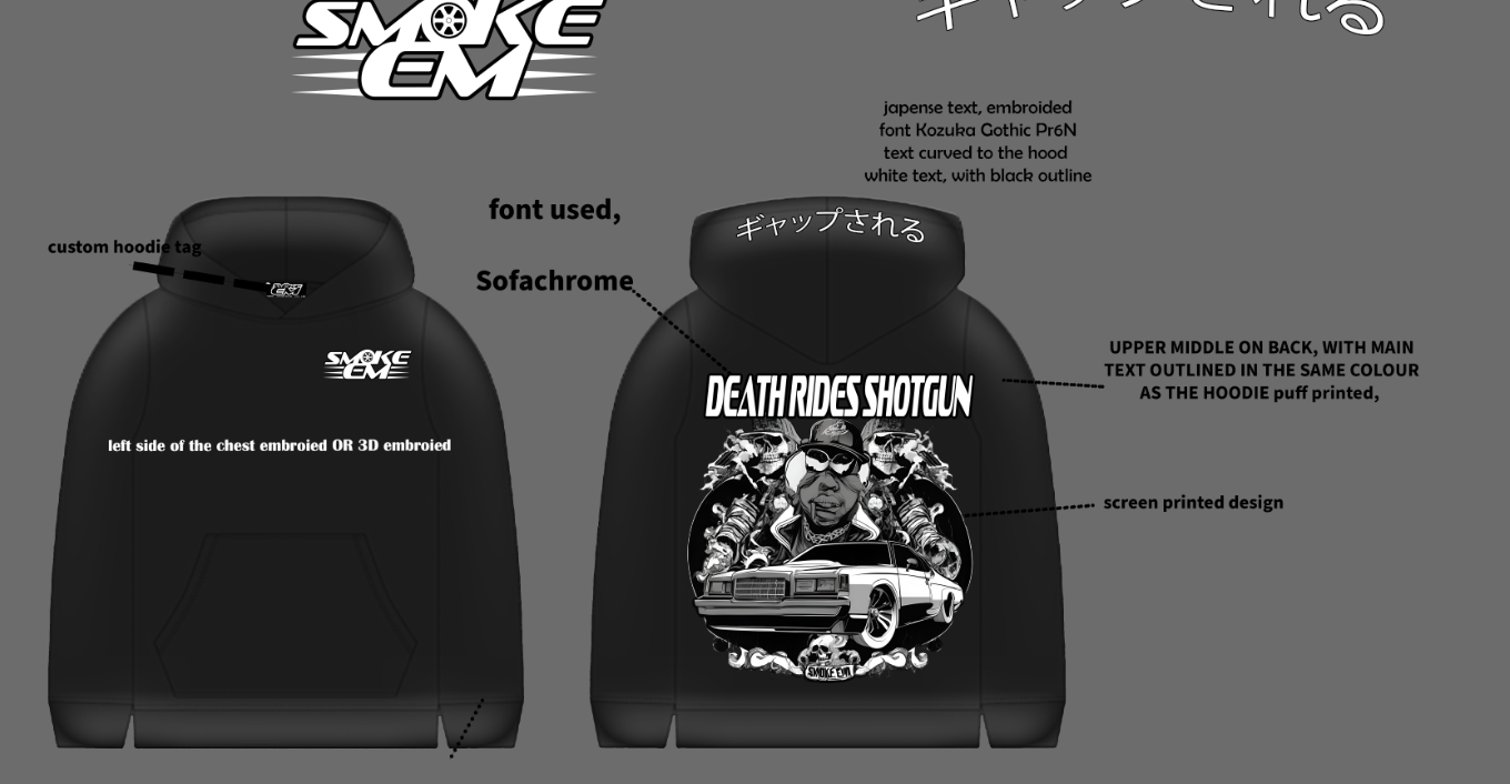 Custom 500 GSM Hoodie